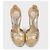 Alexander McQueen Gold Stiletto Sandalen Größe 38 Gebraucht - Ansicht 2