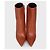 Botines de cuero marrón con punta afilada Balenciaga Talla 39 Usados - vista 2