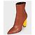 Botines de cuero marrón con punta afilada Balenciaga Talla 39 Usados - vista 3