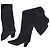 Stivali in suede neri Saint Laurent Taglia 38 38 Usati