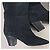 Stivali in suede neri Saint Laurent Taglia 38 38 Usati - vista 2