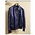 Dolce & Gabbana Dolce and Gabbana Navy Crocodile Print Lambskin Bomber Jacket Sz.48-50 Pre-Owned - view 6