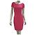 Vestido midi de punto rosa Chanel 2010 Talla 36 Pre-Owned