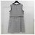 Abito senza maniche in tweed argento con rifinitura a zigzag bianco e blu CHANEL Taglia 46 Usato - vista 4