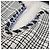 Abito senza maniche in tweed argento con rifinitura a zigzag bianco e blu CHANEL Taglia 46 Usato - vista 6