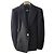 Balmain BLAMAIN Schwarzer Wollblazer mit einem Knopf Größe 38 Gebraucht