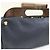 Fendi Black Leather Walnut Wood Handle Clutch Bag Pre-Owned - view 11
