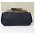 Fendi Black Leather Walnut Wood Handle Clutch Bag Pre-Owned - view 3