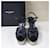 Yves Saint Laurent Sandales à plateforme en cuir python noir Saint Laurent Taille 36 D'occasion  - vue 2