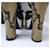 Yves Saint Laurent Sandales à plateforme en cuir python noir Saint Laurent Taille 36 D'occasion  - vue 5