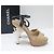 CHANEL 2012 BEIGE SANDALEN MIT KORALLEN-ABSATZ  Gr.37 Gebraucht - Ansicht 5