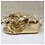 Timeless Chanel Gold Gladiator Sandalen Größe 38 Gebraucht - Ansicht 10