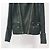 Giacca biker in shearling verde da donna Balmain Taglia 38 Usata - vista 2