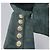 Giacca biker in shearling verde da donna Balmain Taglia 38 Usata - vista 5
