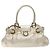 Borsa a mano Salvatore Ferragamo Sofia in pelle dorata D'oro