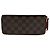 Louis Vuitton Zippy Clemence Geldbörse aus Damier Ebene Canvas Braun