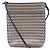 Autre Marque Borsa a spalla in pelle Indenya Marrone Nero Bianco - vista 3