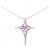 Autre Marque Collana in platino Pt950/Pt850 con zaffiro Blu