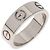 Anello Love Cartier in oro bianco 18K - vista 2