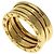 Bulgari Anello Bvlgari B-zero1 a 2 bande in oro giallo 18K