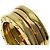 Bulgari Anello Bvlgari B-zero1 a 2 bande in oro giallo 18K - vista 5