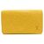 Billetera bi-fold de cuero Epi Louis Vuitton Amarillo