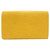 Billetera bi-fold de cuero Epi Louis Vuitton Amarillo - vista 2