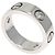 Cartier Love Ring Halb Diamant aus 18K Weißgold