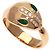 Bulgari Serpenti Diamant Malachit Ring
