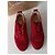 Sneakers in suede rosso Christian Louboutin con borchie - vista 12