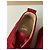 Sneakers in suede rosso Christian Louboutin con borchie - vista 6
