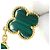 Malachit Ohrringe mit 3 Motiven Magic Alhambra von Van Cleef & Arpels - Ansicht 10
