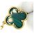 Malachit Ohrringe mit 3 Motiven Magic Alhambra von Van Cleef & Arpels - Ansicht 8