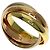 Cartier Trinity Band Ring aus 18K Gold