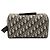 Dior Blue Oblique Canvas Lingot Kulturbeutel Blau Marineblau