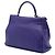 Hermès Kelly II Retourne 35 in Togo Viola Porpora Viola scuro - vista 2