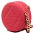 Clutch rotondo in tweed rosa 19 di Chanel con catena - vista 2