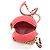 Clutch rotondo in tweed rosa 19 di Chanel con catena - vista 4