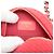 Clutch rotondo in tweed rosa 19 di Chanel con catena - vista 5