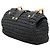Borsa a tracolla in rafia nera CC di Chanel Nero - vista 2