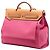 Hermès Borsa Herbag Zip 39 in Tela Rosa - vista 2