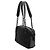 Borsa a mano in jersey cioccolato nero CC di Chanel - vista 2