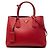 Prada Rosso Medio Saffiano Pelle Borsa Doppia