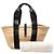 Chloé Beiger Mittlerer Raffia- und Glattleder Sense Basket Tote - Ansicht 9