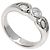 Tiffany & Co. Doppeltes offenes Tropfen-Diamantring.