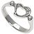 Open Heart Diamantring aus Platin 950 von Tiffany & Co.