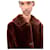 Abrigo Prada de shearling marrón chocolate  - vista 6