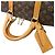 Borsa Boston Keepall 55 Monogram Louis Vuitton Marrone - vista 10