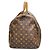 Borsa Boston Keepall 55 Monogram Louis Vuitton Marrone - vista 3