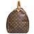 Borsa Boston Keepall 55 Monogram Louis Vuitton Marrone - vista 4